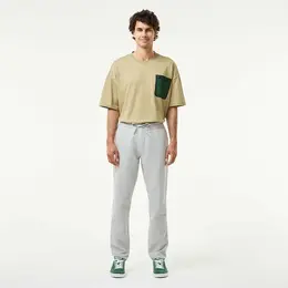 LACOSTE: Серые брюки 