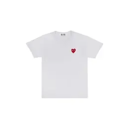 Comme des Garcons PLAY: Красная футболка  Heart