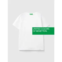 UNITED COLORS OF BENETTON: Белая футболка 