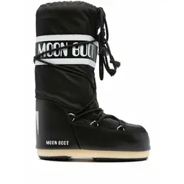 MOON BOOT: Чёрные ботинки 