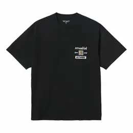 Carhartt WIP: Чёрная футболка 