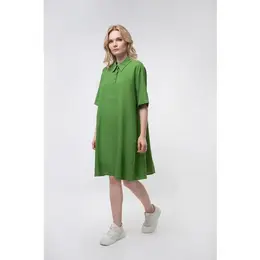 UNITED COLORS OF BENETTON: Зелёное платье 