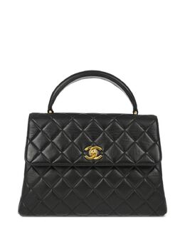 CHANEL Pre-Owned: Чёрная сумка 