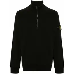 Stone Island: Чёрная толстовка  Compass