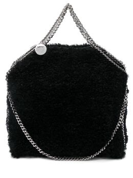 Stella McCartney: Чёрная сумка-шоппер  Falabella