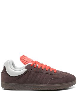 adidas: Коричневые кроссовки  Samba