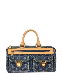 Louis Vuitton Pre-Owned: Голубая сумка 