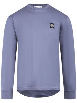 Stone Island: Фиолетовый свитшот 