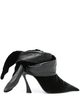 Mugler: Чёрные сабо 