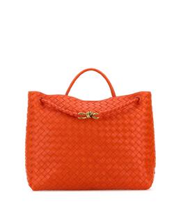 BOTTEGA VENETA: Оранжевая сумка 