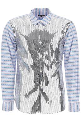 Comme des Garçons Homme Plus: Жаккардовая рубашка 