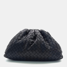 Bottega Veneta: Чёрная сумка  Pouch