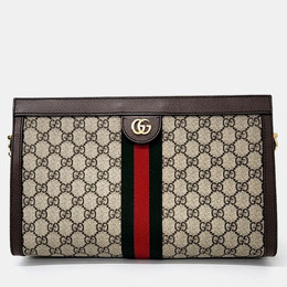 Gucci: Бежевая сумка  Ophidia GG