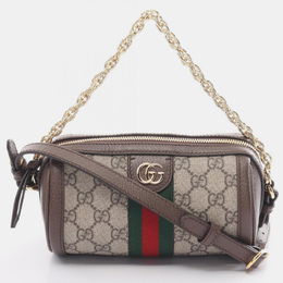 Gucci: Бежевая сумка  Ophidia GG