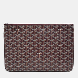 Goyard: Бордовая сумка 