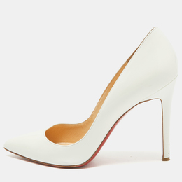 Christian Louboutin: Белые туфли  Pigalle