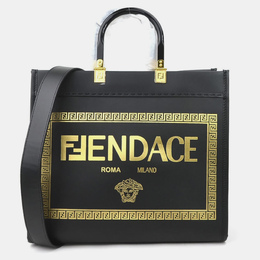 Fendi: Чёрная сумка 