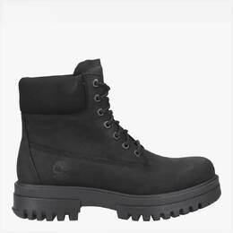 Timberland: Чёрные ботинки 