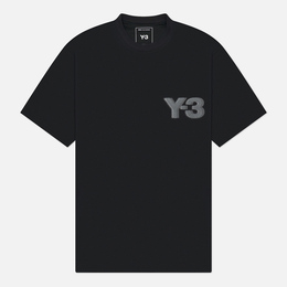 Y-3: Чёрная футболка 