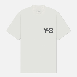 Y-3: Белая футболка 