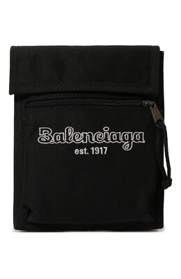 Balenciaga: Чёрная сумка  Explorer