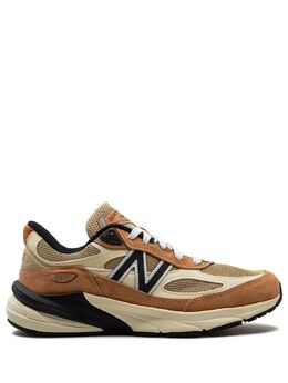 New Balance: Оранжевые кроссовки 