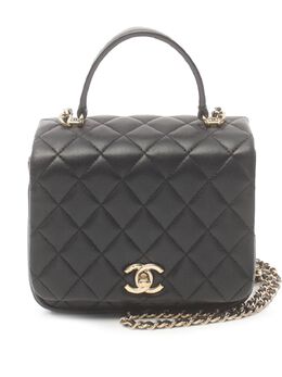 CHANEL Pre-Owned: Чёрная сумка 