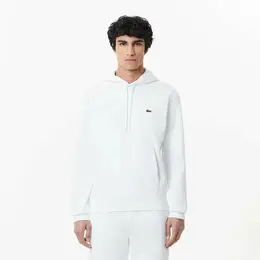 LACOSTE: Белая толстовка 