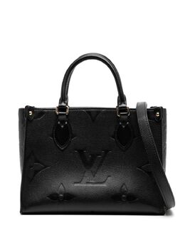 Louis Vuitton Pre-Owned: Чёрная сумка-шоппер 