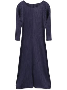 Pleats Please Issey Miyake: Платье миди 