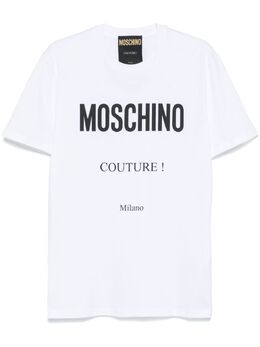 Moschino: Футболка с принтом 