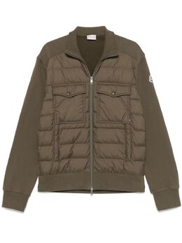 Moncler: Зелёный свитшот 