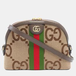 Gucci: Бежевая сумка  Ophidia