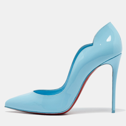 Christian Louboutin: Голубые туфли 