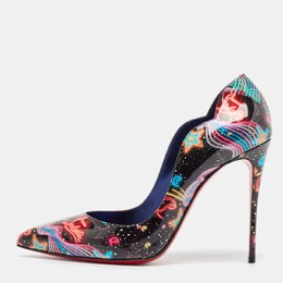 Christian Louboutin: Многоцветные туфли 