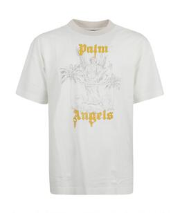 PALM ANGELS: Бежевая футболка 