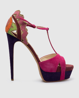 Brian Atwood: Розовые босоножки 