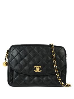 CHANEL Pre-Owned: Чёрная сумка 