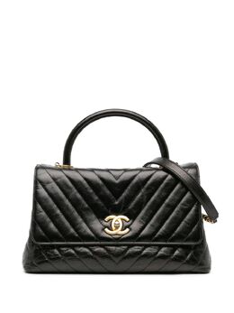 CHANEL Pre-Owned: Чёрная сумка 