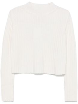 Max Mara: Белый свитер 