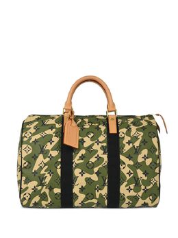 Louis Vuitton Pre-Owned: Зелёная сумка 