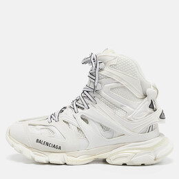 Balenciaga: Белые кроссовки  Track Hike