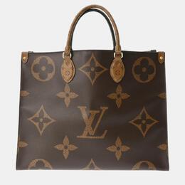 Louis Vuitton: Коричневая сумка-шоппер 