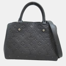 Louis Vuitton: Чёрная сумка  Montaigne