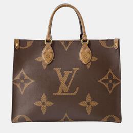 Louis Vuitton: Коричневая сумка-шоппер 