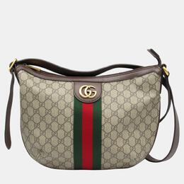 Gucci: Бежевая сумка  GG Supreme