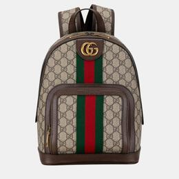 Gucci: Бежевый рюкзак  GG Supreme