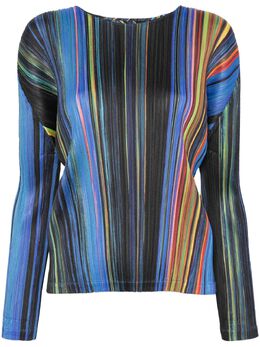 Pleats Please Issey Miyake: Чёрный топ 