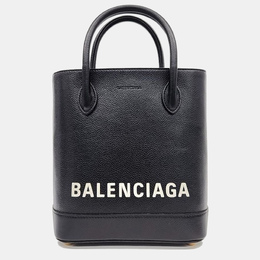 Balenciaga: Чёрная сумка-шоппер  Everyday