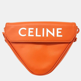 Celine: Оранжевая сумка 